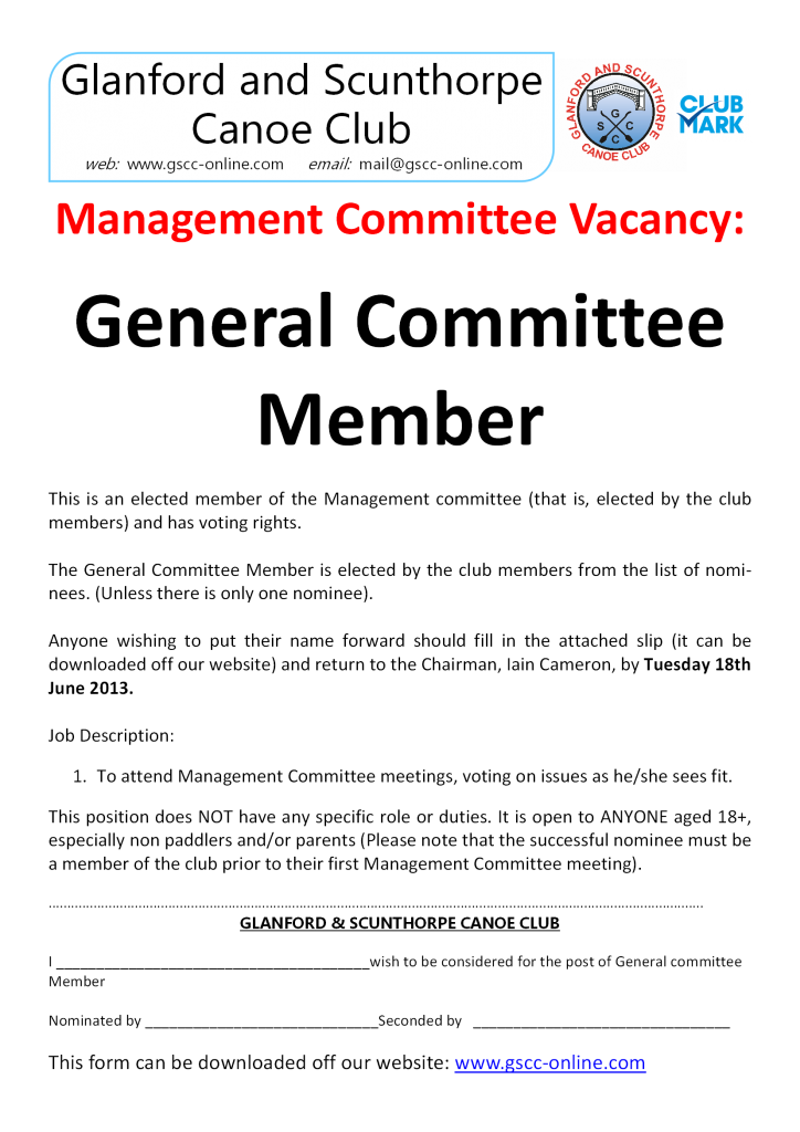 General management committee