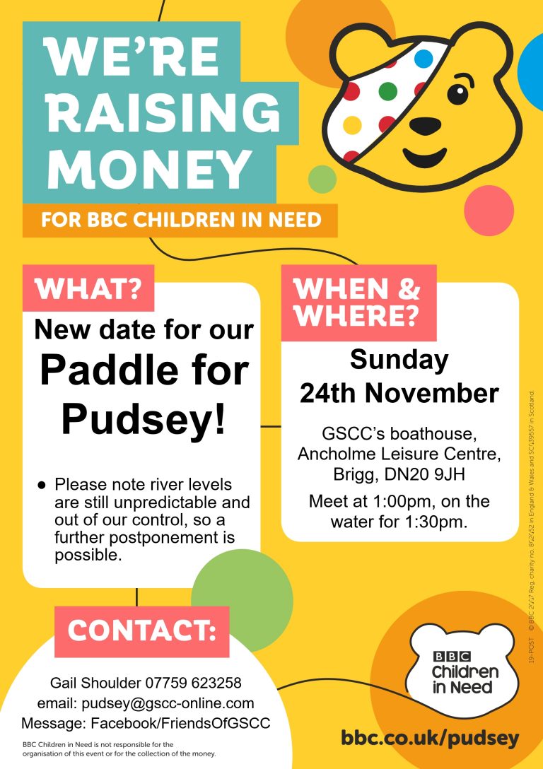 New Pudsey Date! GSCC News